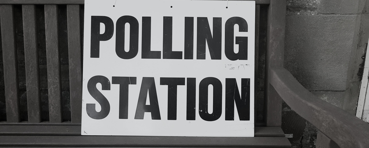 Polling station in Skipton