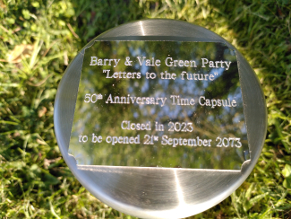 Barry and Vale 2023 time capsule 2