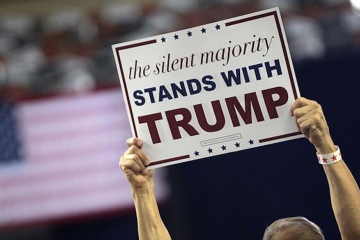 The silent majority stands with Trump