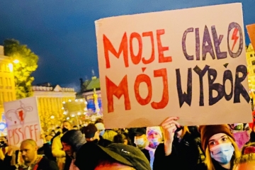 Polish abortion ban protest