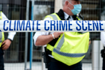 Climate crime scene