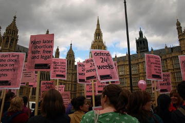 Pro-Choice Abortion Protest UK